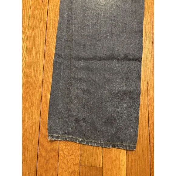 rag & bone Miramar Sofie Wide Leg Faux Denim Liquid Tencel Pants Blue Size 25 - Picture 3 of 9